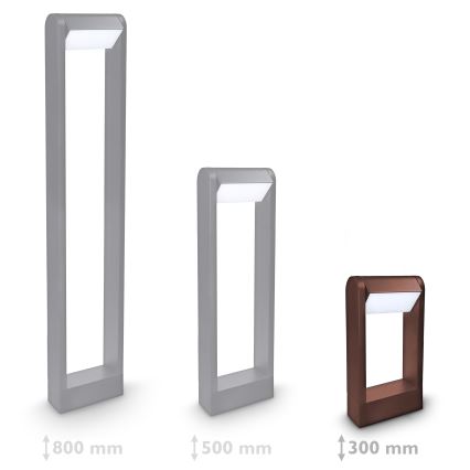 Brilagi - CROTONE LED-ulkovalaisin 7W/230V ruskea IP54 30 cm