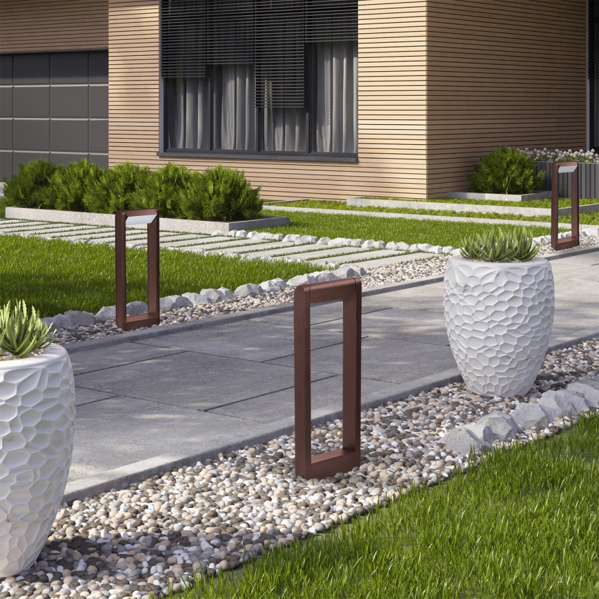 Brilagi - CROTONE LED-ulkovalaisin LED/7W/230V ruskea IP54 50 cm