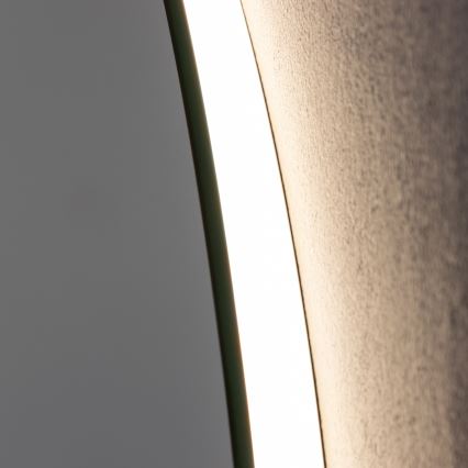 Brilagi - DEMI ECO lämmitetty LED-kylpyhuonepeili LED/12W/230V, halkaisija 60 cm, IP44, CRI 90, himmennettävä + CCT