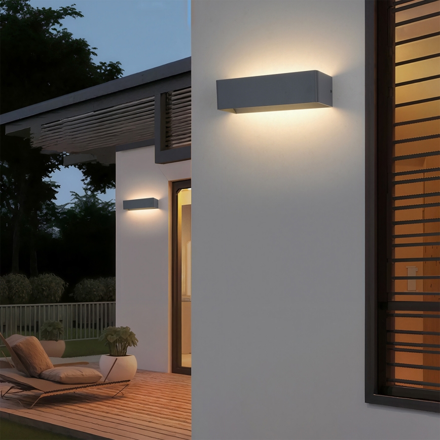 Brilagi - DONNANI LED ulkoseinävalaisin 12W/230V antrasiitti IP44