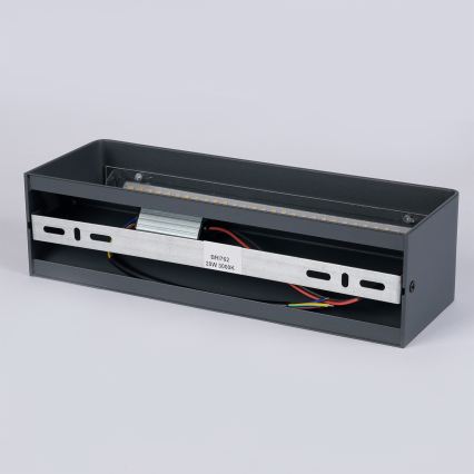 Brilagi - DONNANI LED ulkoseinävalaisin 12W/230V antrasiitti IP44