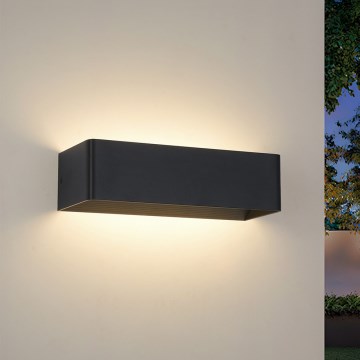 Brilagi - DONNANI LED-ulkoseinävalaisin LED/12W/230V 30 cm musta IP44