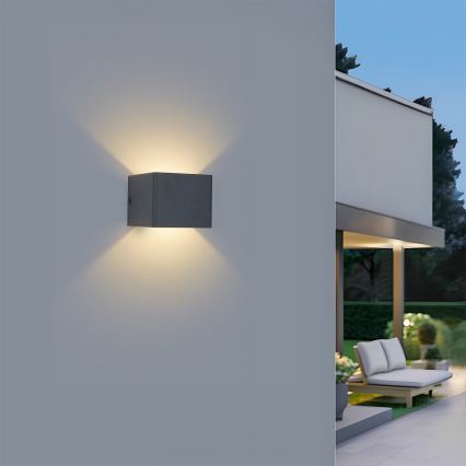 Brilagi - DONNANI LED-ulkoseinävalaisin LED/5W/230V antrasiitti IP44