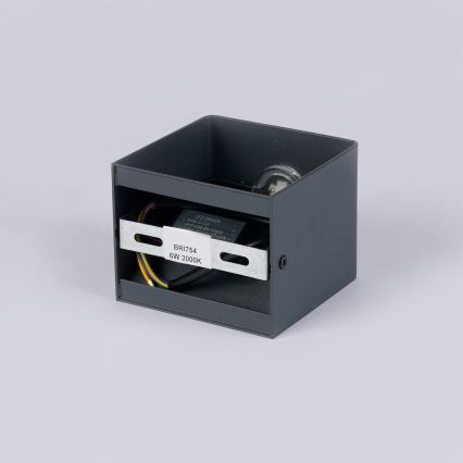 Brilagi - DONNANI LED-ulkoseinävalaisin LED/5W/230V antrasiitti IP44