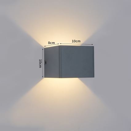 Brilagi - DONNANI LED-ulkoseinävalaisin LED/5W/230V antrasiitti IP44