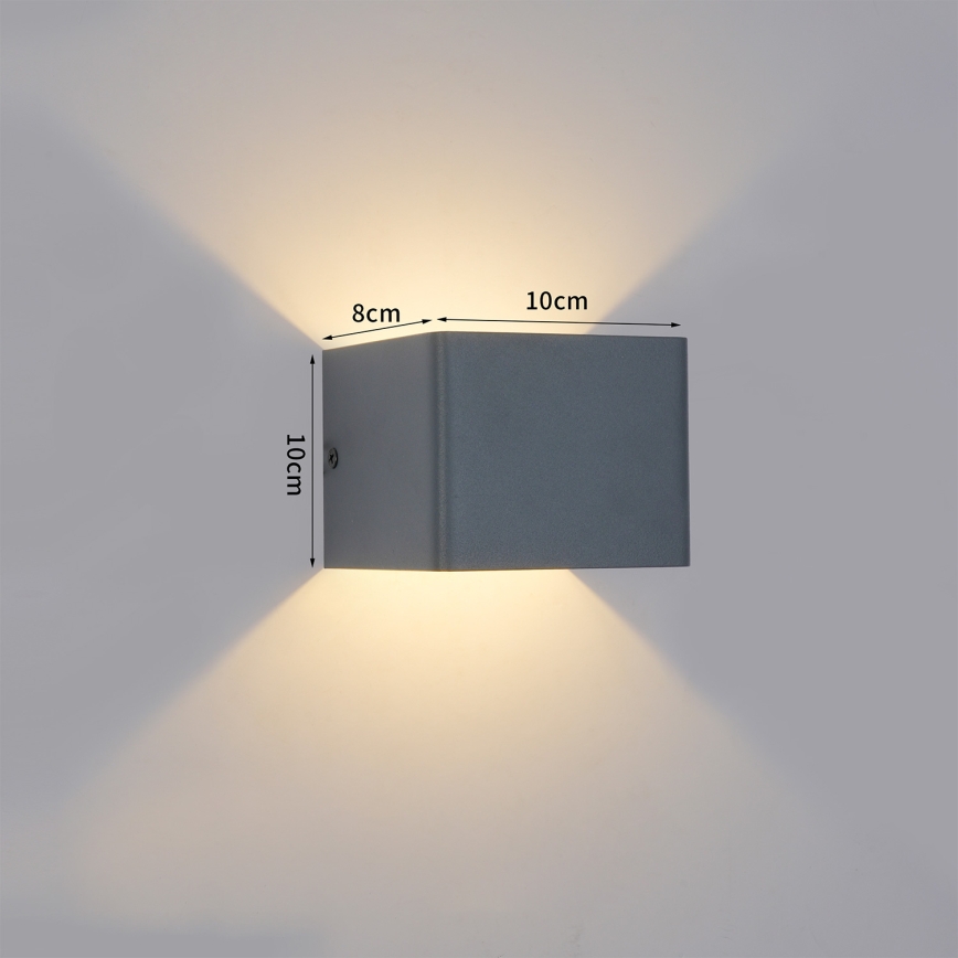 Brilagi - DONNANI LED-ulkoseinävalaisin LED/5W/230V antrasiitti IP44
