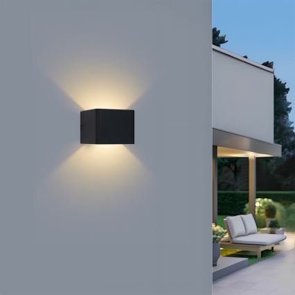 Brilagi - DONNANI LED-ulkoseinävalaisin LED/5W/230V musta IP44