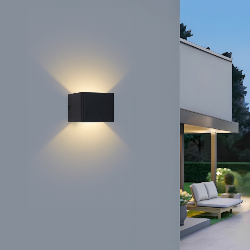 Brilagi - DONNANI LED-ulkoseinävalaisin LED/5W/230V musta IP44