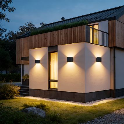 Brilagi - DONNANI LED-ulkoseinävalaisin LED/5W/230V musta IP44