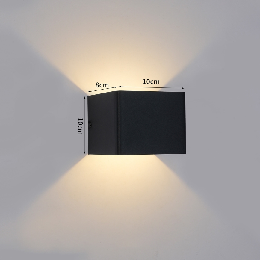 Brilagi - DONNANI LED-ulkoseinävalaisin LED/5W/230V musta IP44