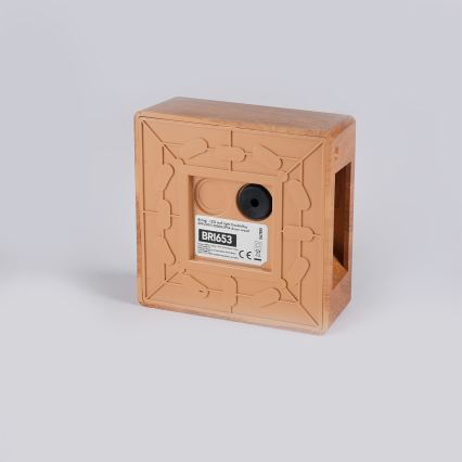 Brilagi - DOUBLERAY LED/6W/230V ulkoseinävalaisin, puukuviollinen, IP54