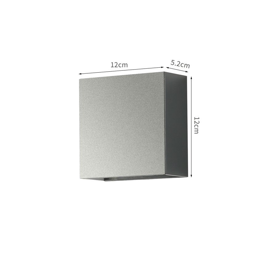 Brilagi - DOUBLERAY LED-ulkoseinävalaisin LED/4W/230V antrasiitti IP65