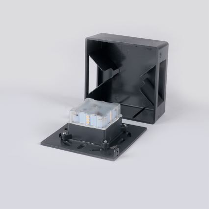 Brilagi - DOUBLERAY LED ulkoseinävalaisin LED/6W/230V antrasiitti IP54