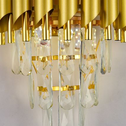 Brilagi - ECLIPSE seinävalaisin 2xE14/10W/230V, kullanvärinen