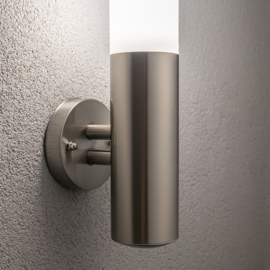 BRILAGI - LED-ulkoseinävalaisin ELIA 1xE27/7W/230V 4000K IP44 mattakromi
