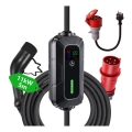 Brilagi - EV matkalatauspiste sähköautoille FAST AC Tyyppi 2 16A/380V 11kW + pistoke 230V, 3,7kW 5m + kotelo