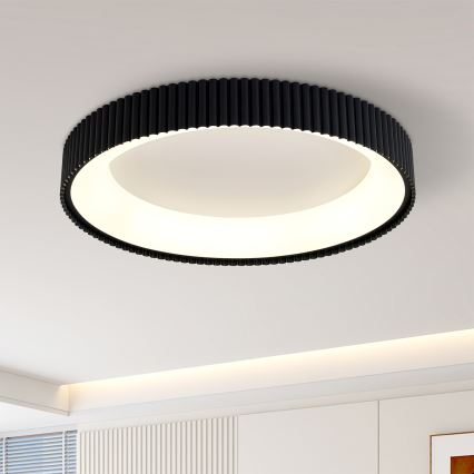 Brilagi - LED-himennettävä kattovalaisin FALCON MODERN LED/54W/230V 3000-6500K Ø 60 cm musta + kaukosäädin