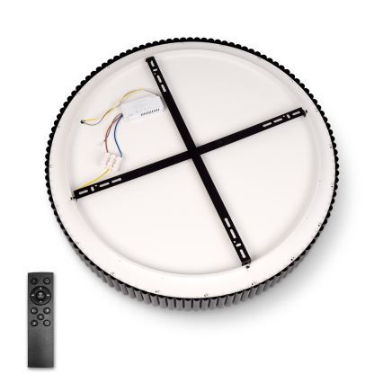 Brilagi - LED-himennettävä kattovalaisin FALCON MODERN LED/54W/230V 3000-6500K Ø 60 cm musta + kaukosäädin