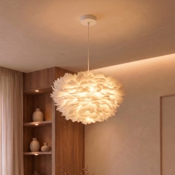 BRILAGI - FEATHER-riippuvalaisin kaapelilla 3xE27/40W/230V Ø 40 cm valkoinen