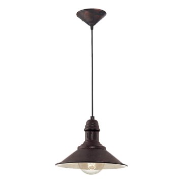 Brilagi - FORGE-riippuvalaisin johdolla, 1xE27/60W/230V, halkaisija 22 cm, musta