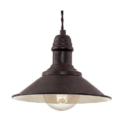 Brilagi - FORGE-riippuvalaisin johdolla, 1xE27/60W/230V, halkaisija 22 cm, musta
