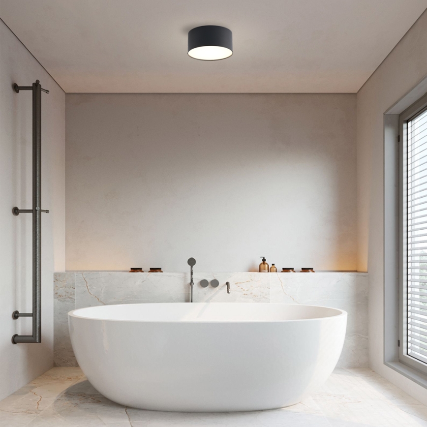 Brilagi - FORIS LED-kylpyhuoneen kattovalaisin LED/14W/230V ø 12 cm musta IP44