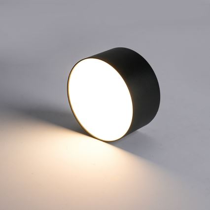 Brilagi - FORIS LED-kylpyhuoneen kattovalaisin LED/9W/230V Ø 9 cm musta IP44