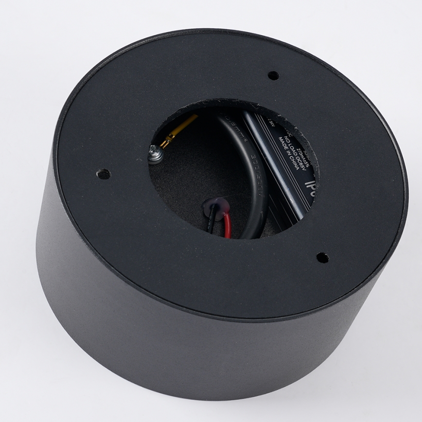 Brilagi - FORIS LED-kylpyhuoneen kattovalaisin LED/9W/230V Ø 9 cm musta IP44