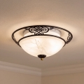 BRILAGI - FRESCO-kattovalaisin 3xE27/40W/230V, halkaisija 48 cm, ruskea
