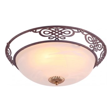 Brilagi - FRESCO-kattovalaisin 3xE27/40W/230V, halkaisija 48 cm, ruskea
