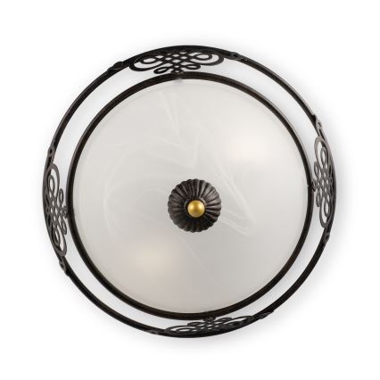 BRILAGI - FRESCO-kattovalaisin 3xE27/40W/230V, halkaisija 48 cm, ruskea
