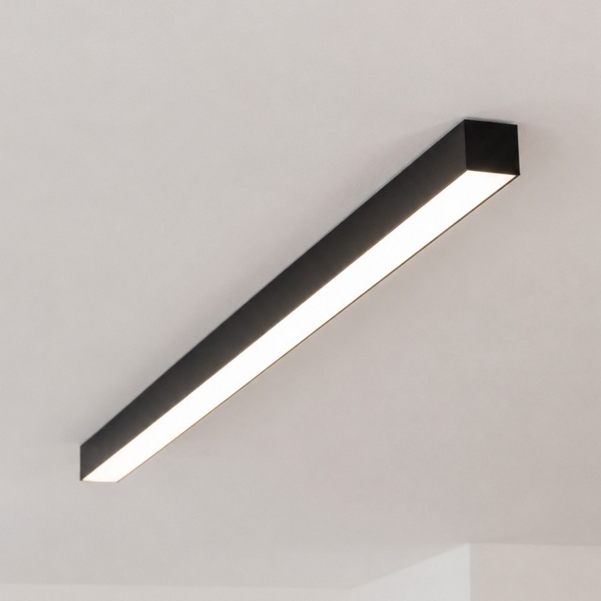 Brilagi - LED-pintakiinnitteinen kattovalaisin FULLDAY LED/20/30/40W/230V 2700/4000/6000K 120 cm musta