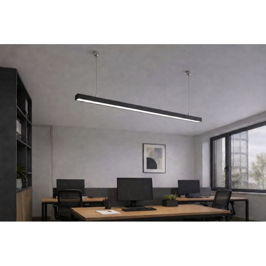 Brilagi - LED-riippuvalaisin FULLDAY LED/30/40/50W/230V 2700/4000/6000K 150 cm musta