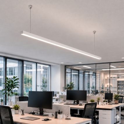 Brilagi - LED-riippuvalaisin FULLDAY LED/30/40/50W/230V 2700/4000/6000K 150 cm valkoinen