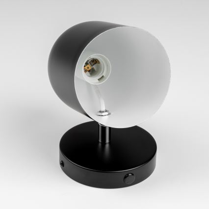 Brilagi - GALLION seinäspotti 1xE27/15W/230V, musta