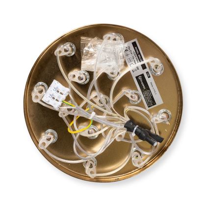 Brilagi - GLOBE-riippuvalaisin vaijerilla 15xE14/15W/230V valkoinen