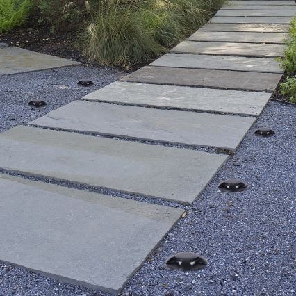 Brilagi - GROUNDRAY LED ajettava ulkovalaisin LED/1W/230V musta IP67