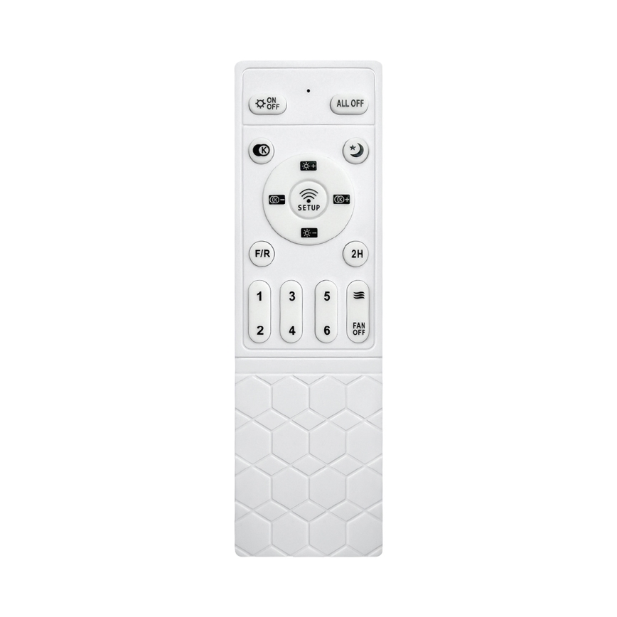 Brilagi - Himennettävä LED-kattotuuletin 32 W / 230 V, 95 cm, musta/ruskea + kaukosäädin