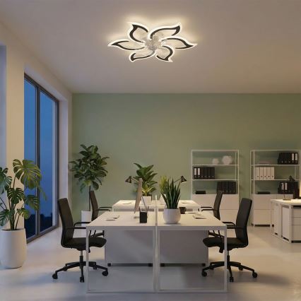 Brilagi - LED-himmennettävä kattotuuletin LED/34W/230V 3000–6500K Ø 83 cm musta + kaukosäädin