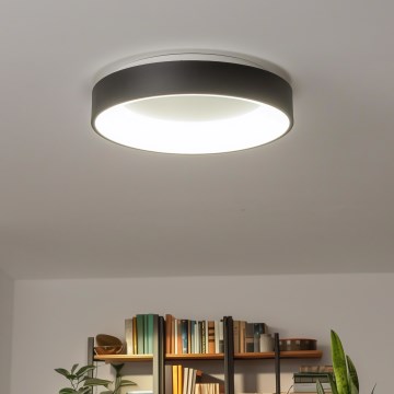Brilagi - Himennettävä LED-kattovalaisin FALCON LED/80W/230V 3000-6500K halkaisija 60 cm musta + kaukosäädin