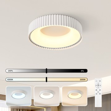 BRILAGI - Himennettävä LED-kattovalaisin FALCON MODERN LED/30W/230V 3000-6000K halkaisija 40 cm valkoinen + kaukosäädin