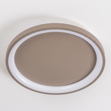 BRILAGI - LED himmennettävä kattovalaisin FALCON SLIM LED/42W/230V 3000-6500K Ø 50 cm beige + kaukosäädin