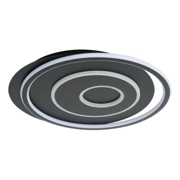 Brilagi - Himennettävä LED-kattovalaisin IRIS LED/83W/230V 3000–6000K 46×50 cm musta + kaukosäädin