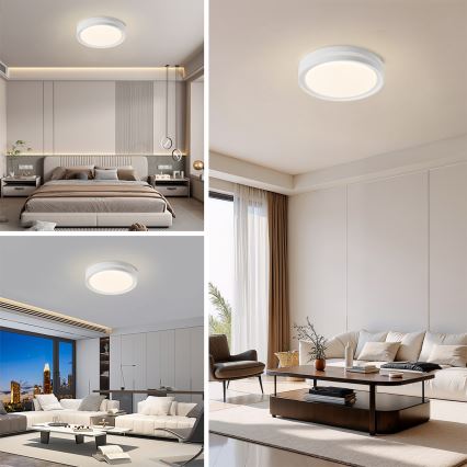 Brilagi - LED-himmennettävä kattovalaisin KREON LED/54W/230V 3000-6000K valkoinen, halkaisija 38 cm + kaukosäädin