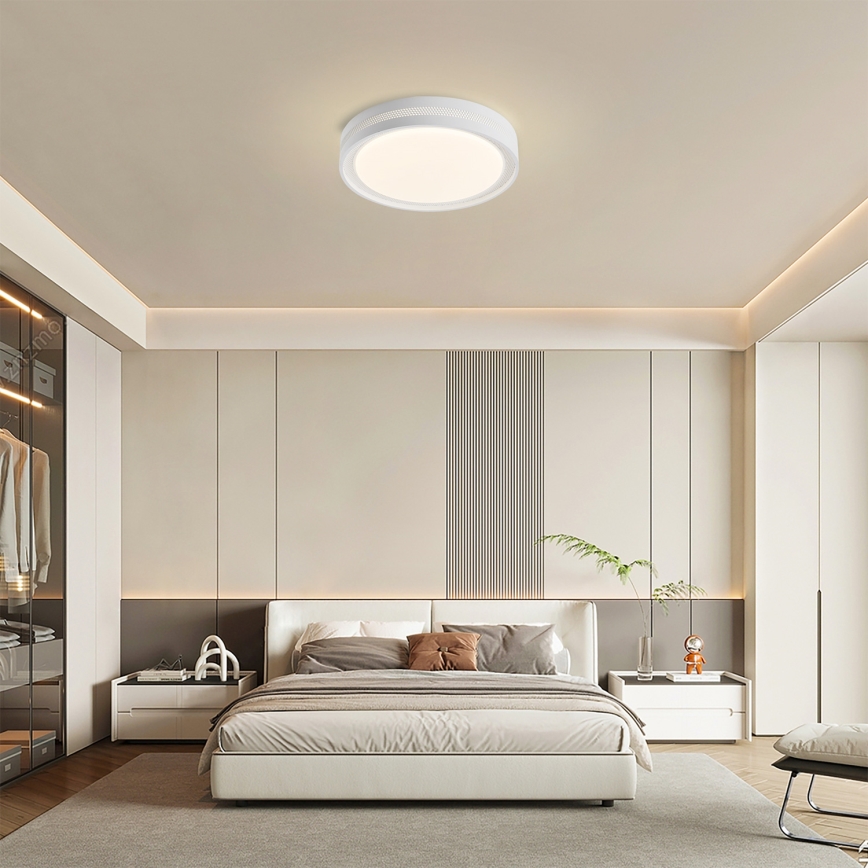 Brilagi - LED-himmennettävä kattovalaisin KREON LED/54W/230V 3000-6000K valkoinen, halkaisija 38 cm + kaukosäädin