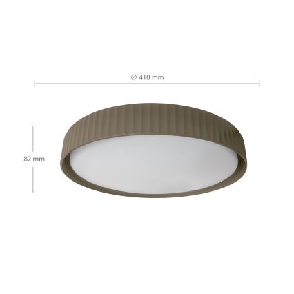 Brilagi - LUCIA himmennettävä LED-kattovalaisin LED/48W/230V 3000-6500K halkaisija 41 cm taupe + kaukosäädin