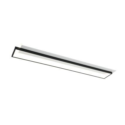 Brilagi - Himennettävä LED-kattovalaisin OUTLINE LED/90W/230V 3000-6000K 18x100 cm valkoinen/musta + kaukosäädin