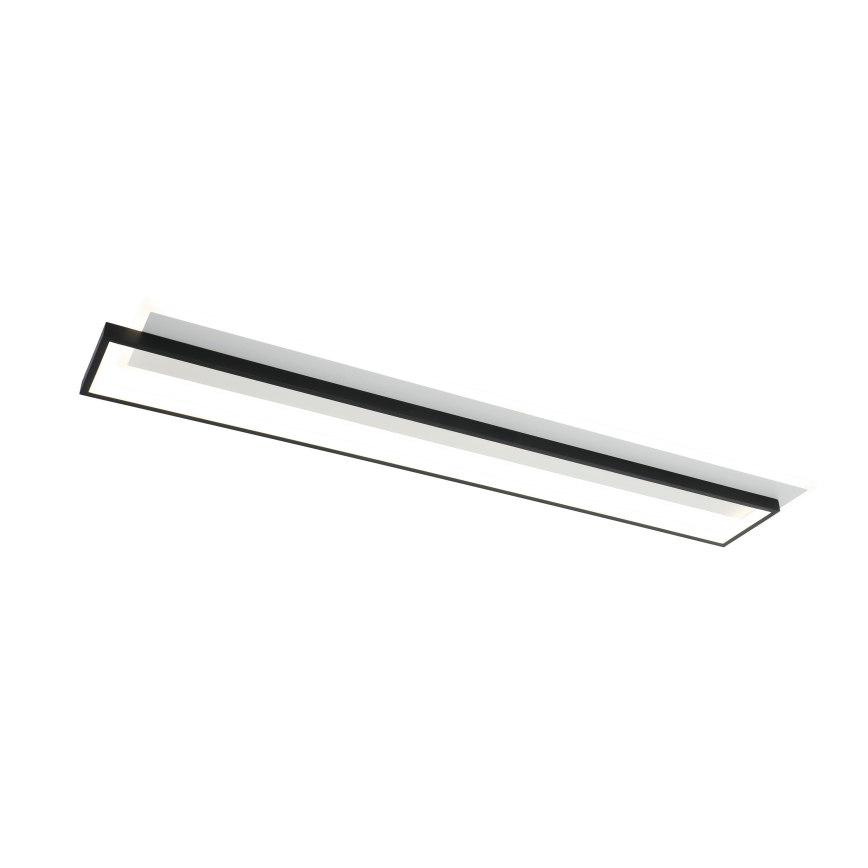 Brilagi - Himennettävä LED-kattovalaisin OUTLINE LED/90W/230V 3000-6000K 18x100 cm valkoinen/musta + kaukosäädin