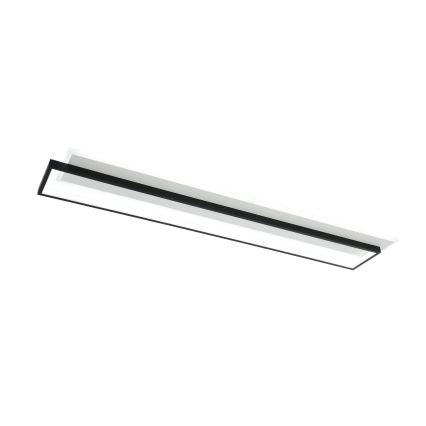 Brilagi - Himennettävä LED-kattovalaisin OUTLINE LED/90W/230V 3000-6000K 18x100 cm valkoinen/musta + kaukosäädin