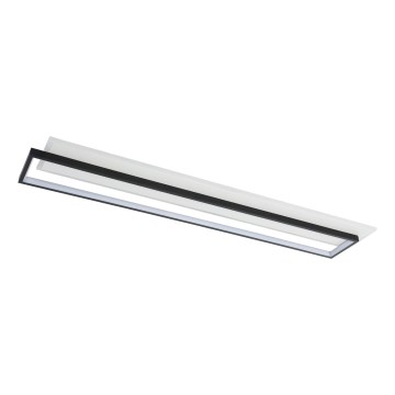 Brilagi - Himennettävä LED-kattovalaisin OUTLINE LED/90W/230V 3000-6000K 18x100 cm valkoinen/musta + kaukosäädin